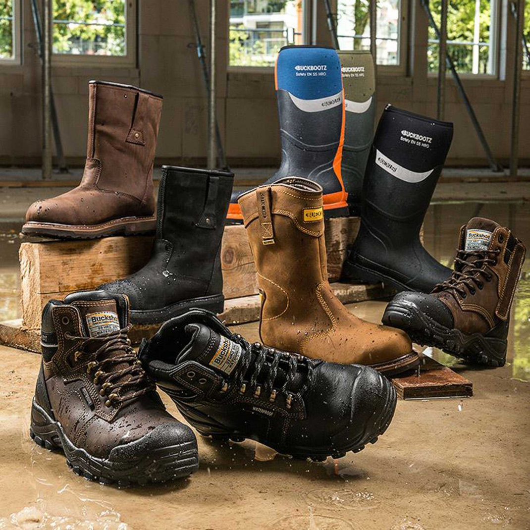 Werkschoenen wegwaterbouw vierkant